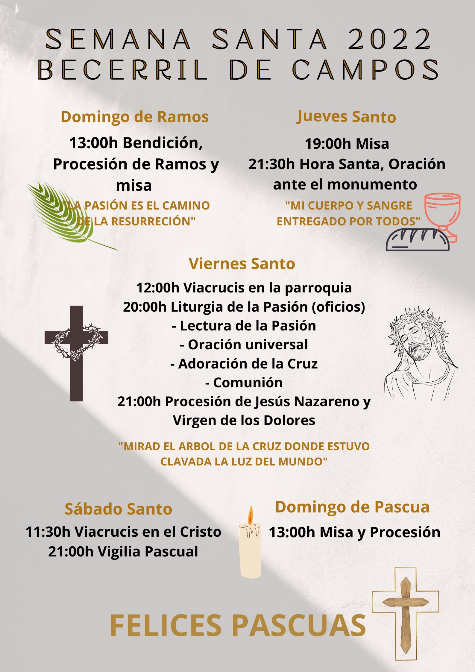 Semana Santa en Becerril de Campos 2022 Becerril de Campos